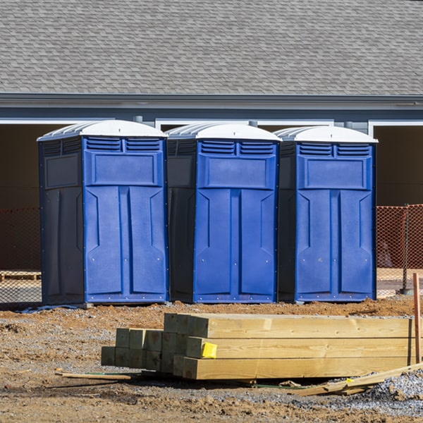 what is the maximum capacity for a single porta potty in Horseshoe Beach